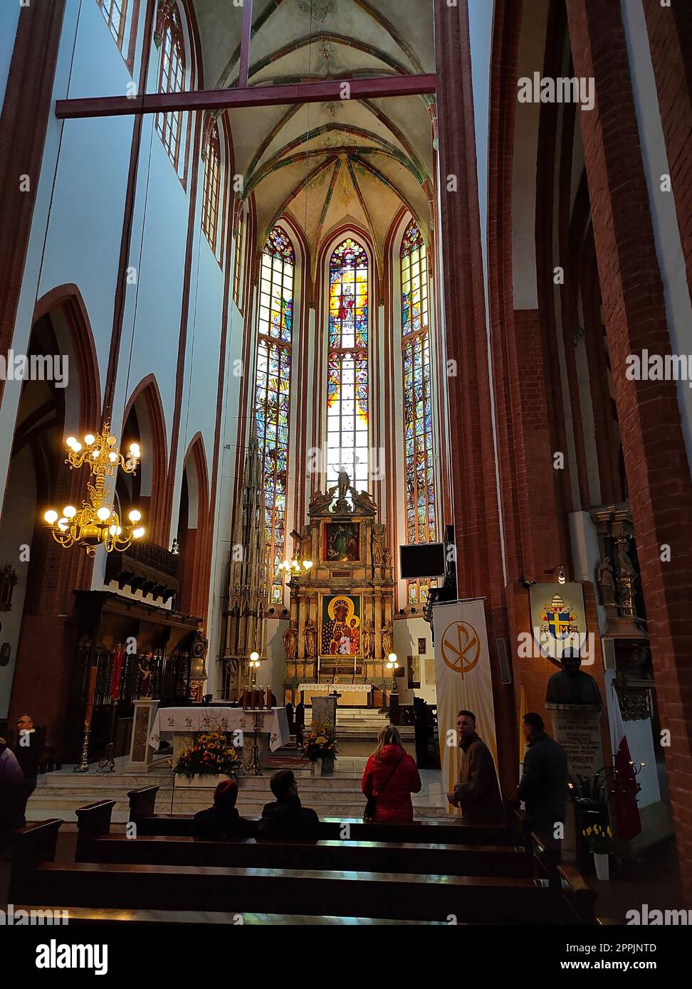 Intérieur de la chapelle du Saint-Sacrement Wroclaw à Wroclaw, Pologne Banque D'Images