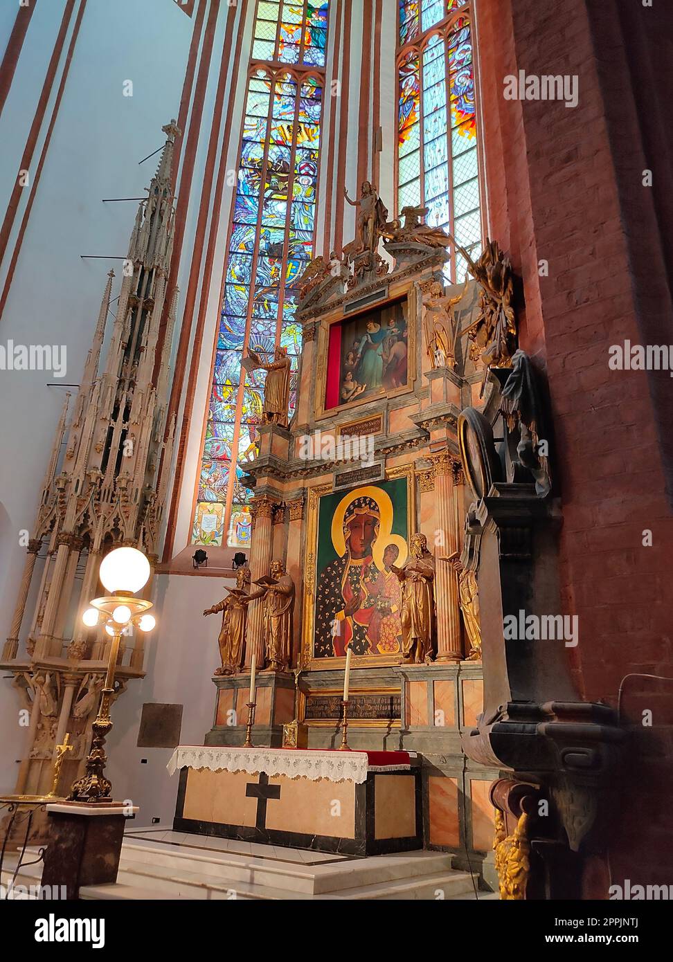 Intérieur de la chapelle du Saint-Sacrement Wroclaw à Wroclaw, Pologne Banque D'Images