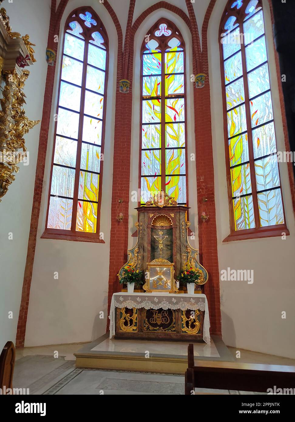 Intérieur de la chapelle du Saint-Sacrement Wroclaw à Wroclaw, Pologne Banque D'Images