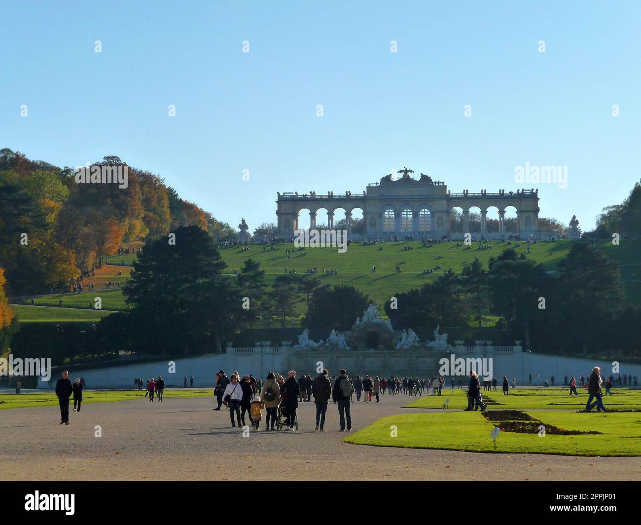 â€œ€žGloriette SchÃ¶nbrunnâ Banque D'Images