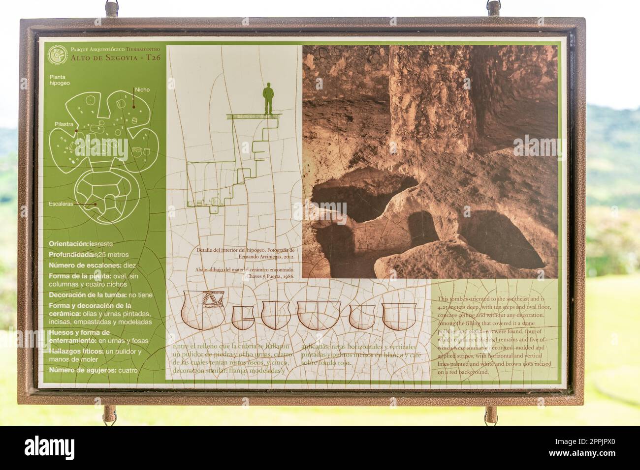 Colombie - 11 octobre 2022: Parc archéologique national de Tierra abajo en Colombie. Tierradentro - site classé au patrimoine mondial de l'UNESCO Banque D'Images