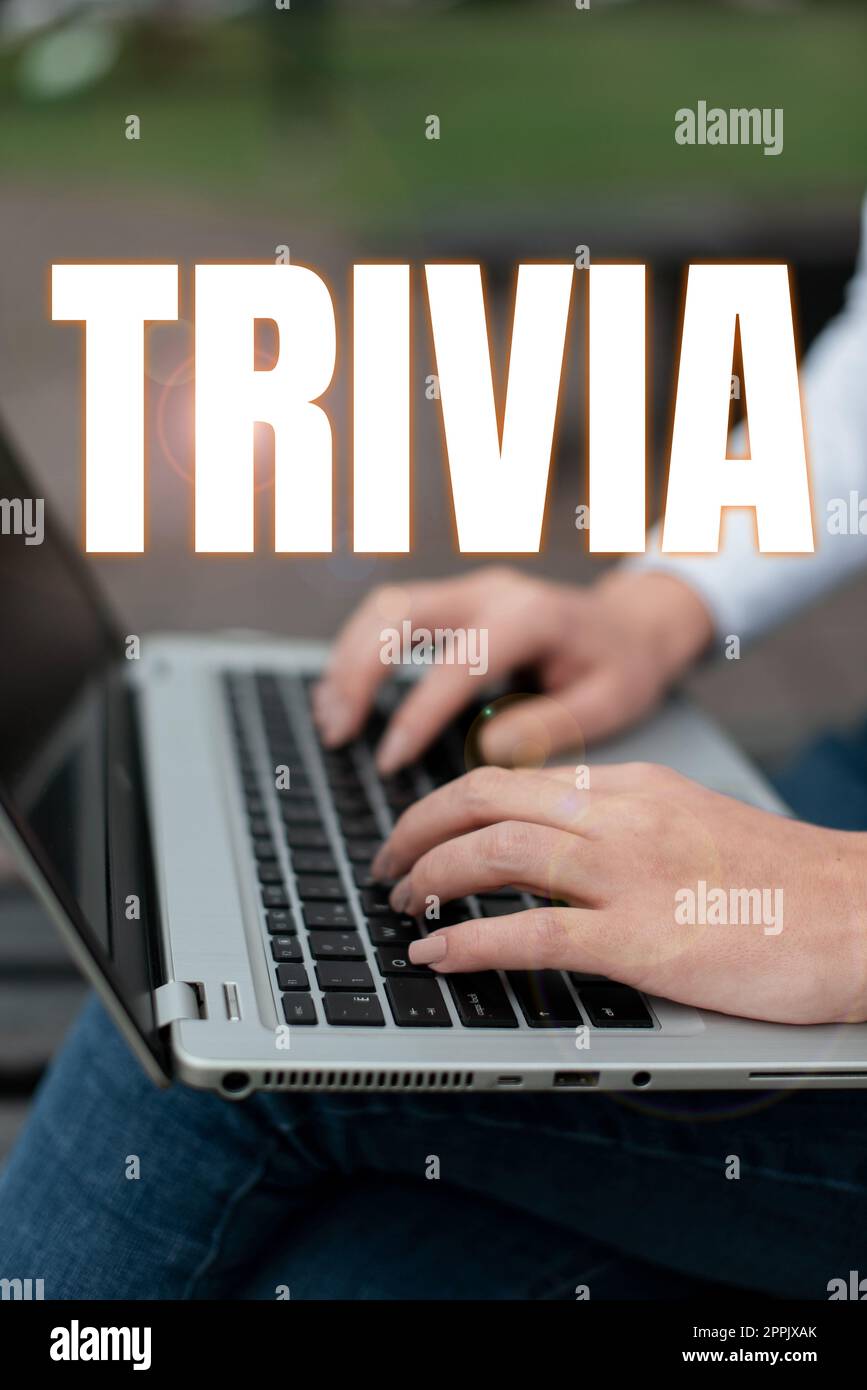 Affichage conceptuel Trivia, Business concept details considérations