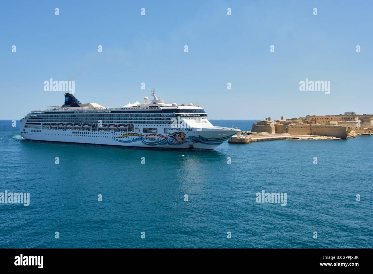 Norwegian Spirit - la Valette Banque D'Images