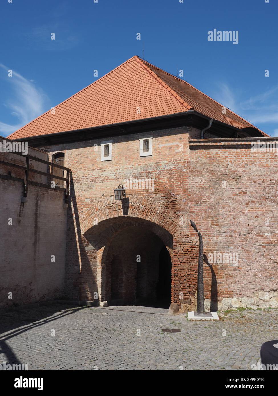 Le château de Spielberg à Brno Banque D'Images