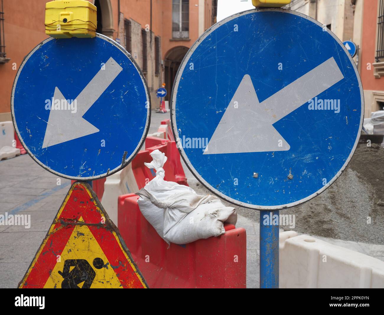 Flèche de direction sign Banque D'Images