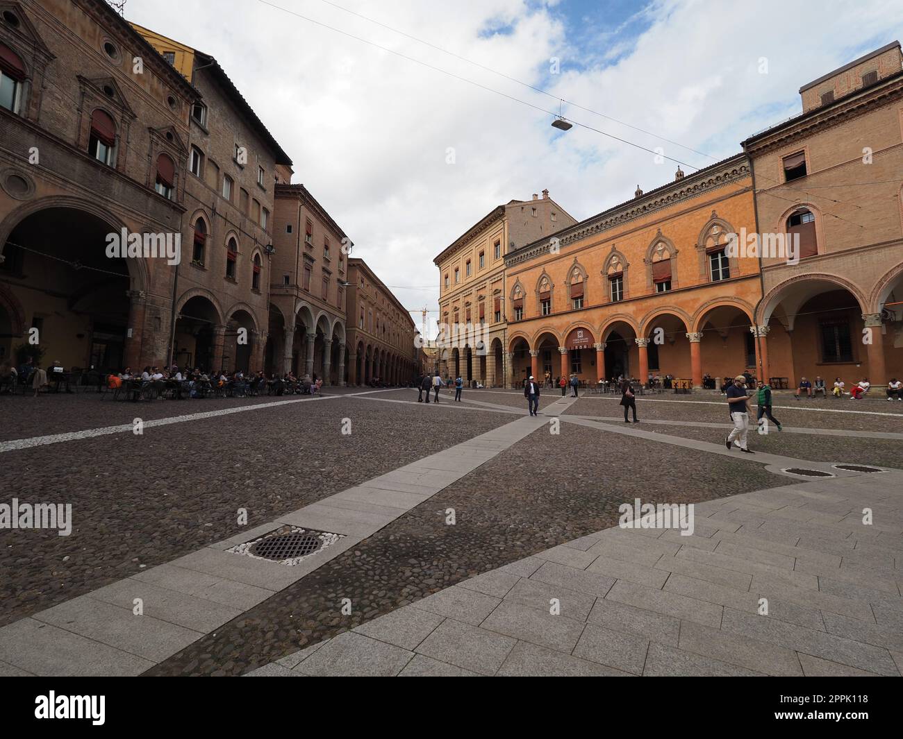 Piazza Santo Stefano à Bologne Banque D'Images