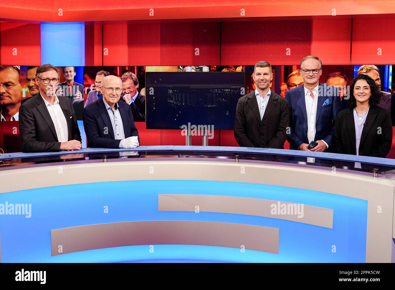 ARD-Talkshow Hart aber Fair Banque D'Images