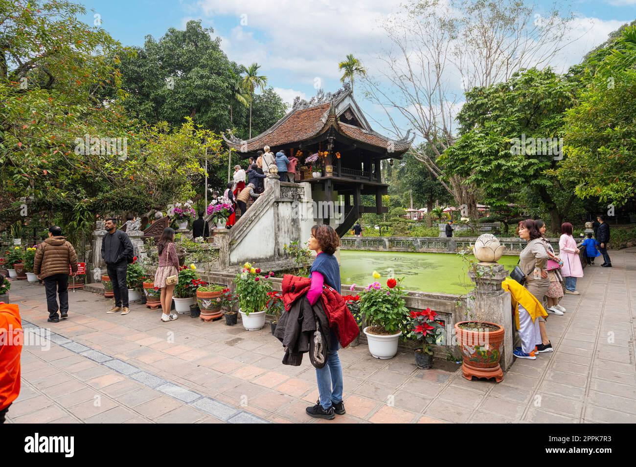 Temple taoïste Chua Dien Huu à Hanoi, Vietnam Banque D'Images