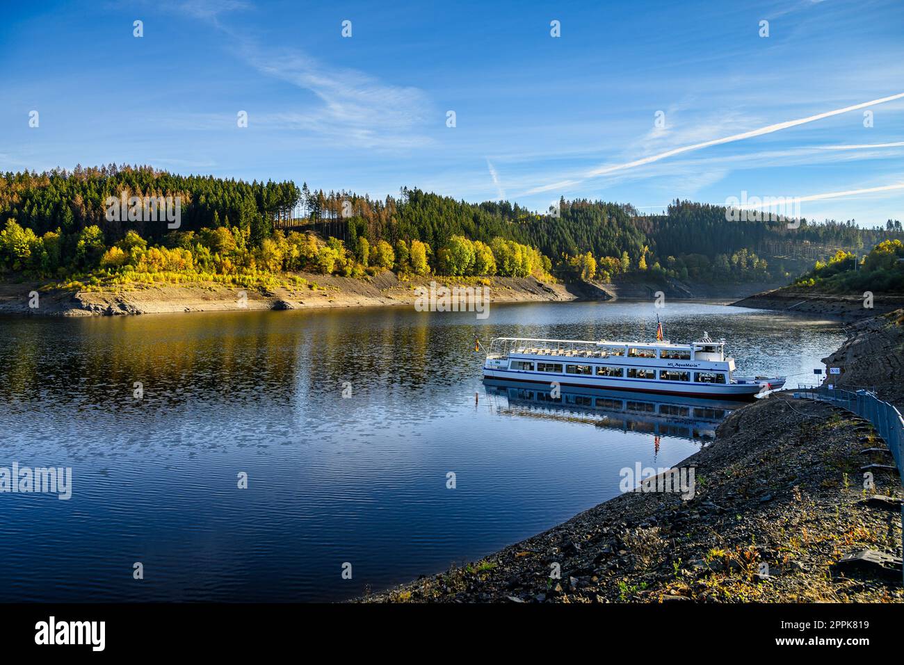 Barrage d'Okertalsperre près d'Altenau, dans les monts Harz, dans le district de Goslar, en Allemagne Banque D'Images