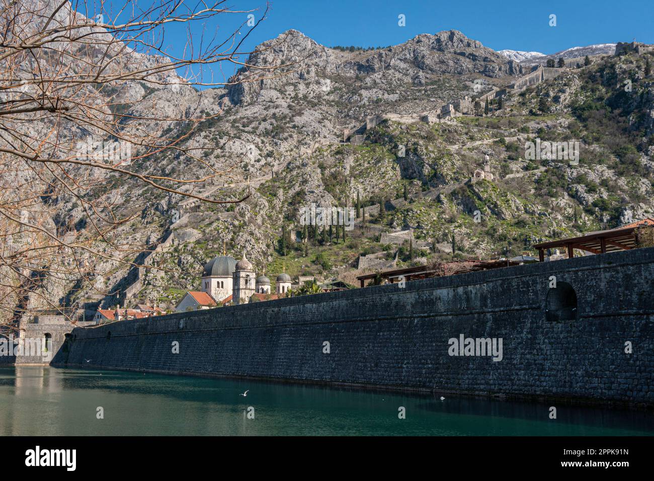 Fortifications de Kotor, Monténégro Banque D'Images