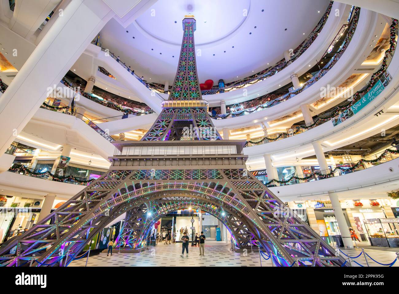 THAÏLANDE PATTAYA SHOPPING MALL TERMINAL 21 Banque D'Images