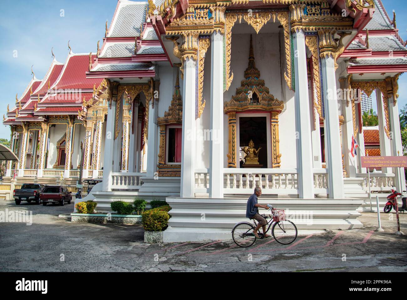 THAÏLANDE SIRACHA WAT SI MAHA RACHA Banque D'Images