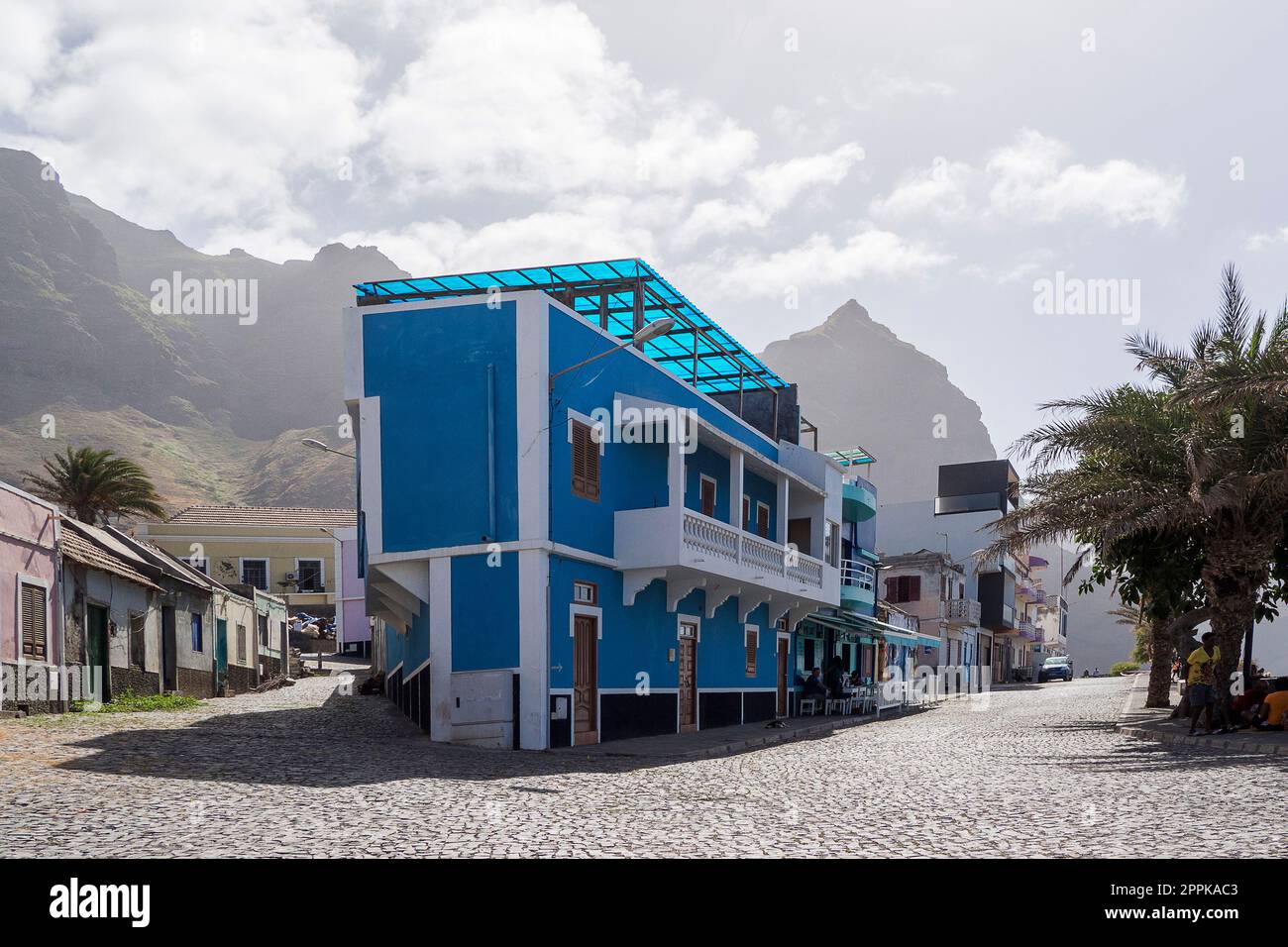 Cabo Verde, Santo Antao - Ponta do sol Banque D'Images