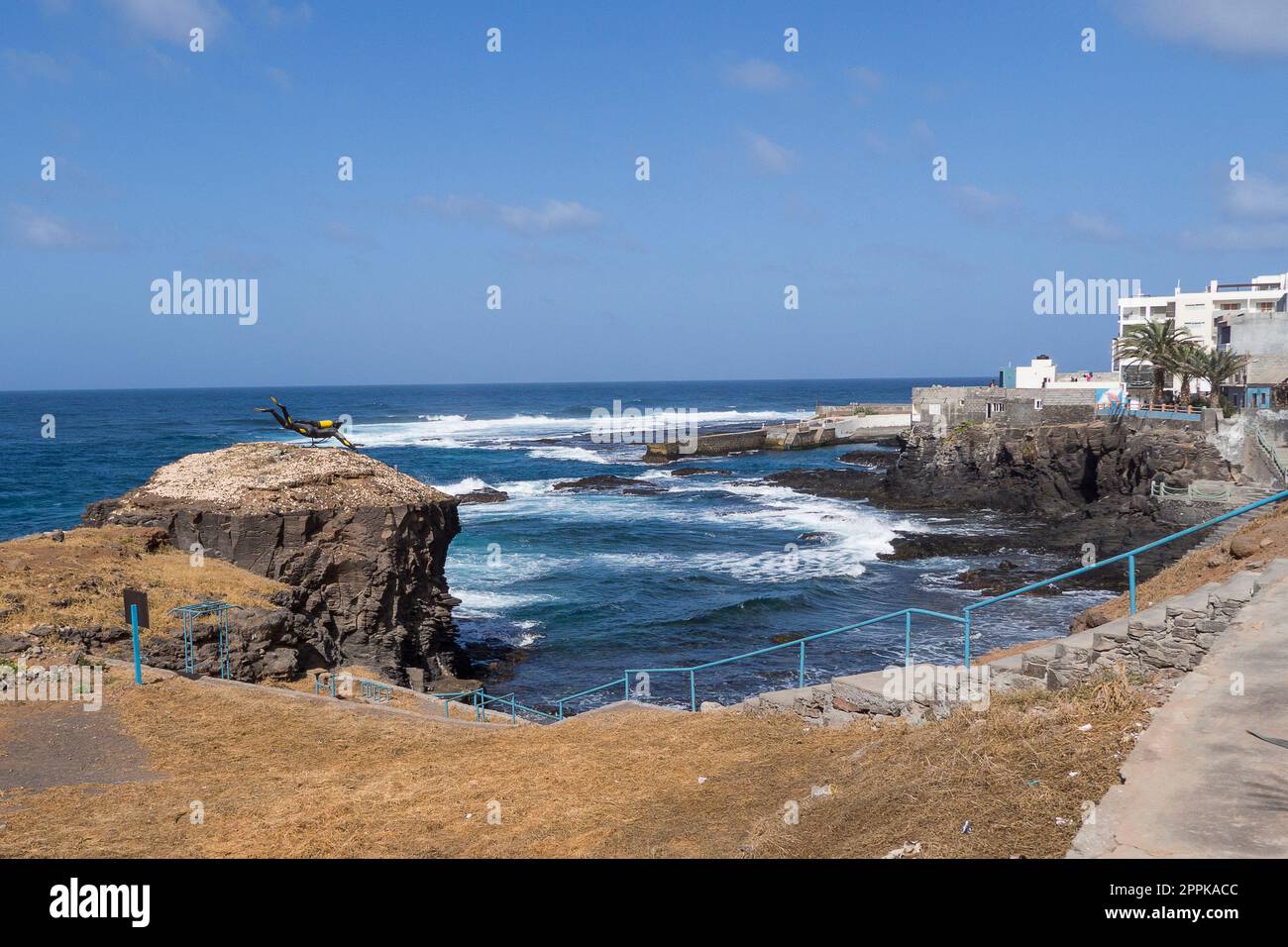 Cabo Verde, Santo Antao - Ponta do sol Banque D'Images