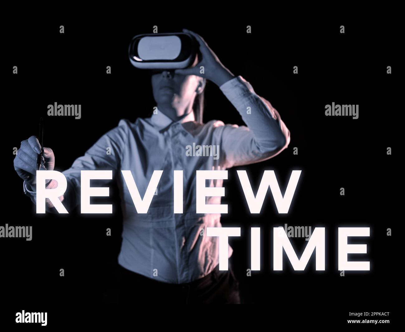 Durée de révision de la légende conceptuelle. Approche de l'entreprise situation ou système son examen formel par l'autorité du peuple Banque D'Images