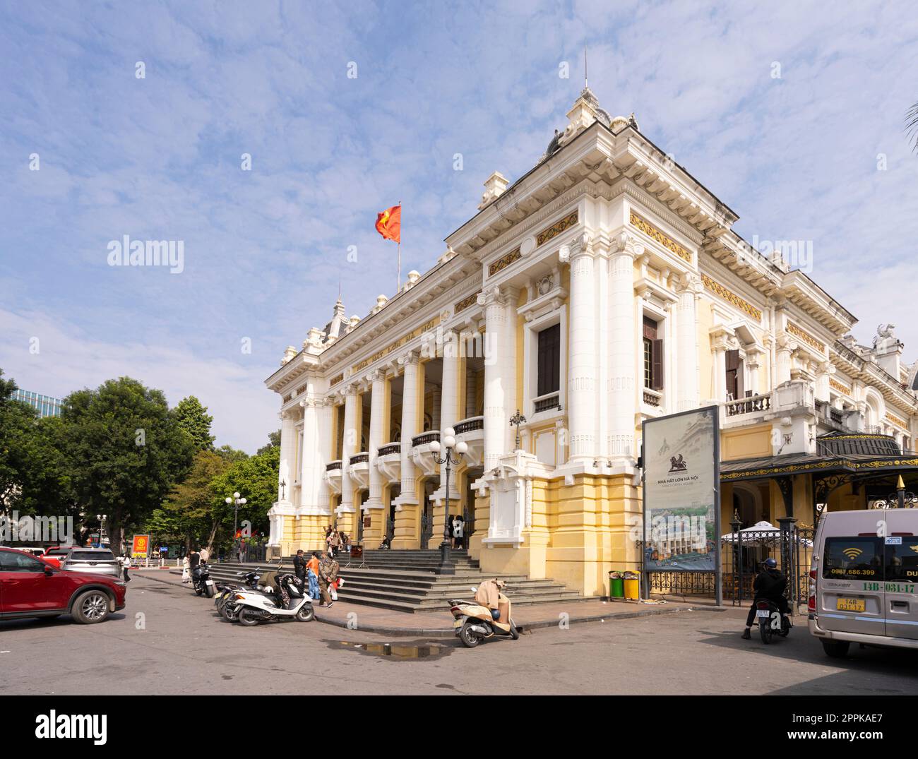 Opéra de Hanoï. Banque D'Images