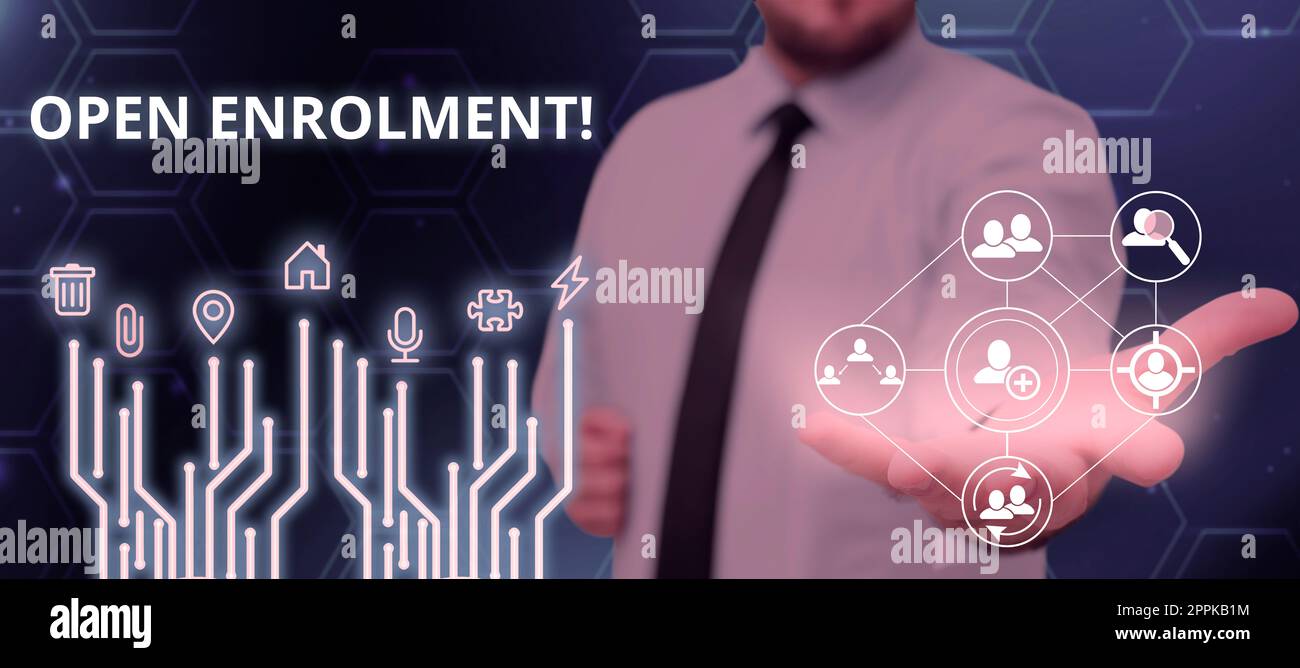 Légende conceptuelle - Inscription ouverte. Concept d'affaires étudiant école publique autre qu'une résidence de base attribuée Banque D'Images