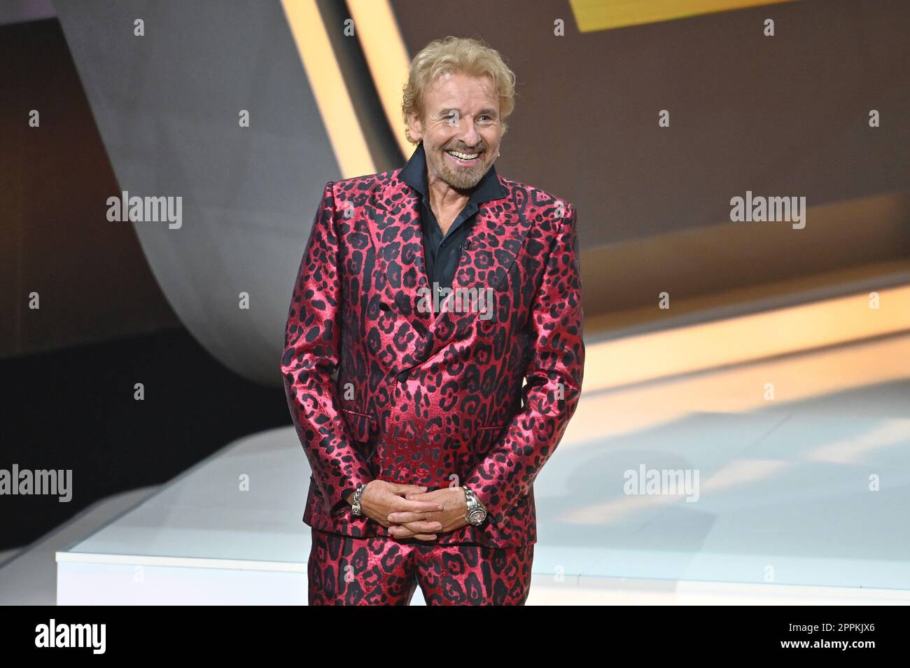 Thomas Gottschalk, Wetten Dass...? Depuis les halls d'exposition, Friedrichshafen, 19.11.2022 Banque D'Images