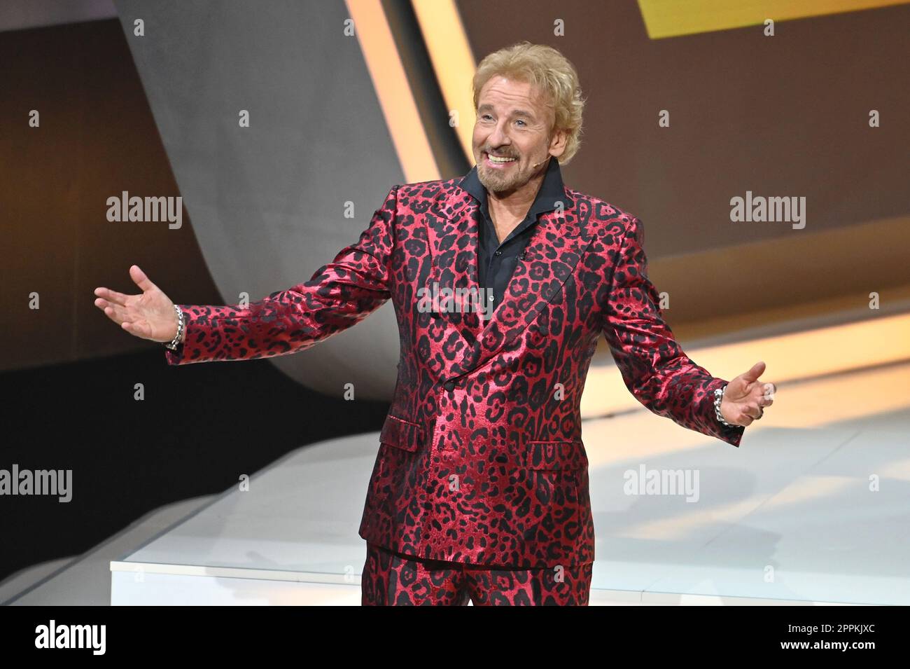 Thomas Gottschalk, Wetten Dass...? Depuis les halls d'exposition, Friedrichshafen, 19.11.2022 Banque D'Images