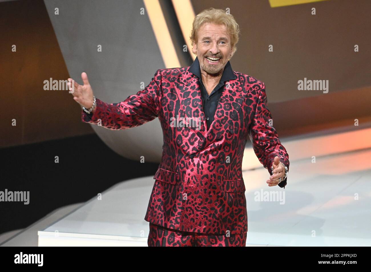 Thomas Gottschalk, Wetten Dass...? Depuis les halls d'exposition, Friedrichshafen, 19.11.2022 Banque D'Images