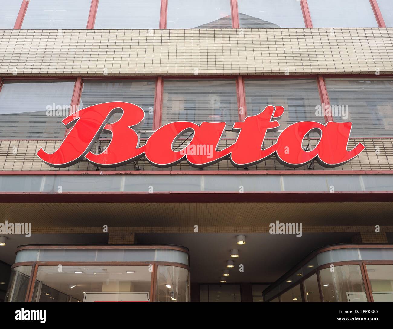 Magasin Bata à Brno Banque D'Images