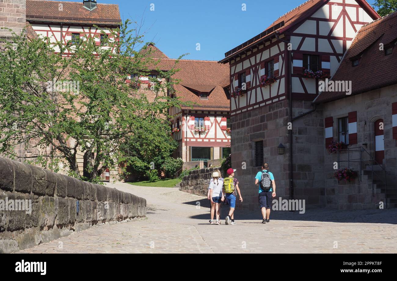 Château de Nuernberger Burg à Nuremberg Banque D'Images