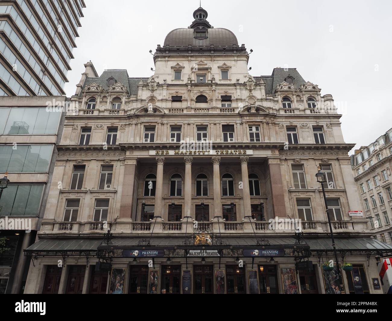 Her Majesty Theatre à Londres Banque D'Images