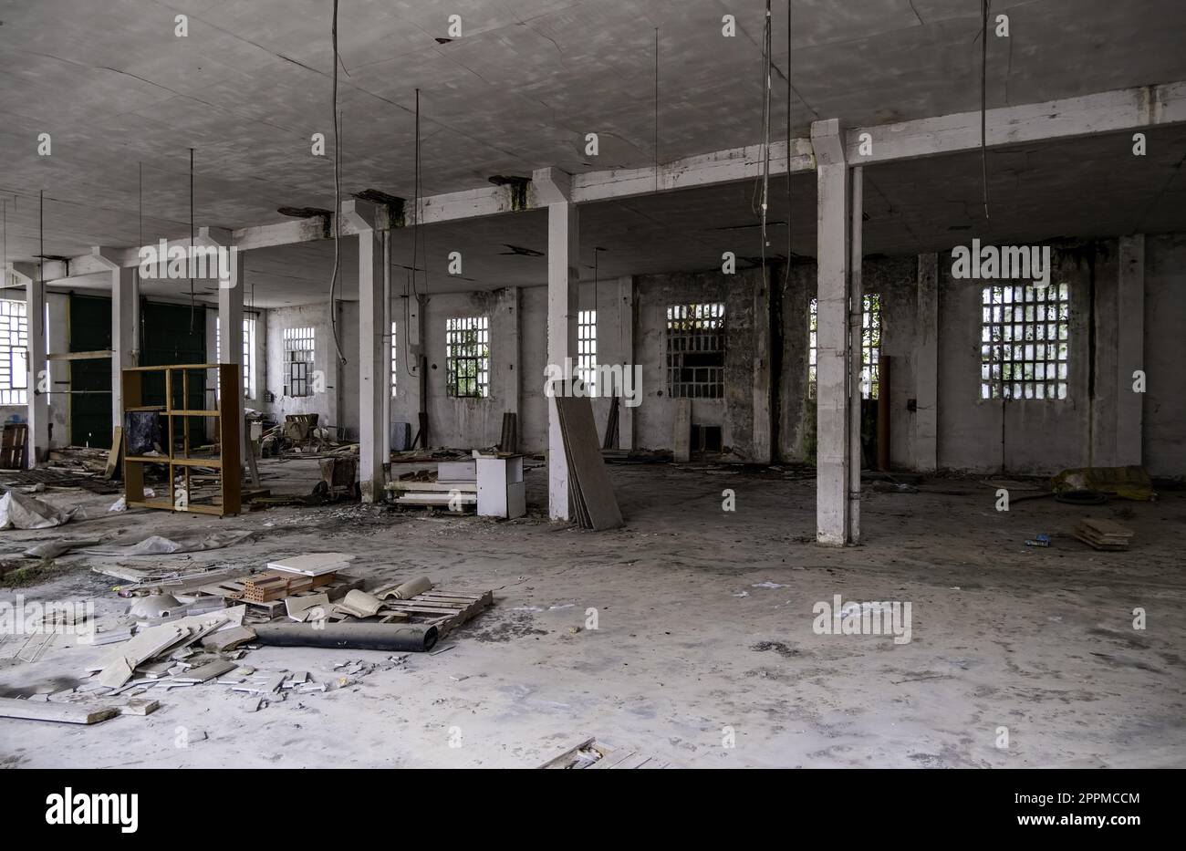 Ancienne usine abandonnée Banque D'Images