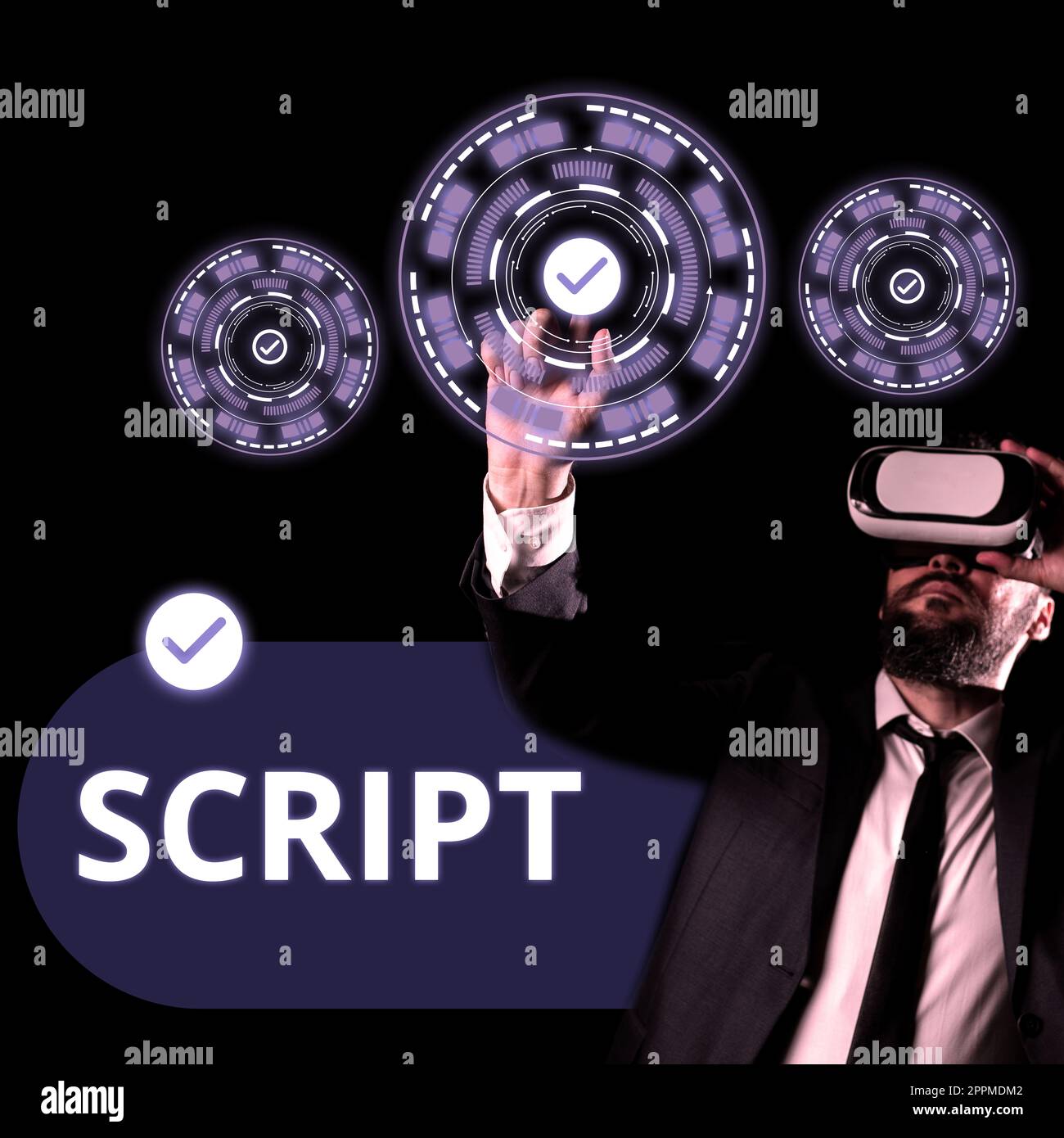 Affiche affichant le script. Les entreprises présentent l'écriture manuscrite comme distincte des caractères de jeu écrits sur papier Banque D'Images