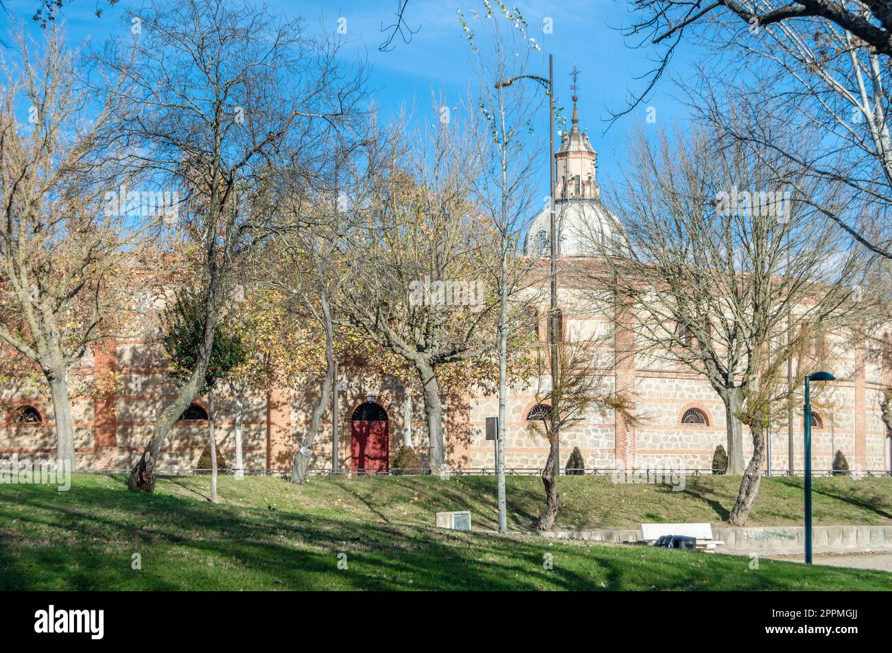 Parc à Talavera de la Reina, Castilla la Mancha, Espagne Banque D'Images