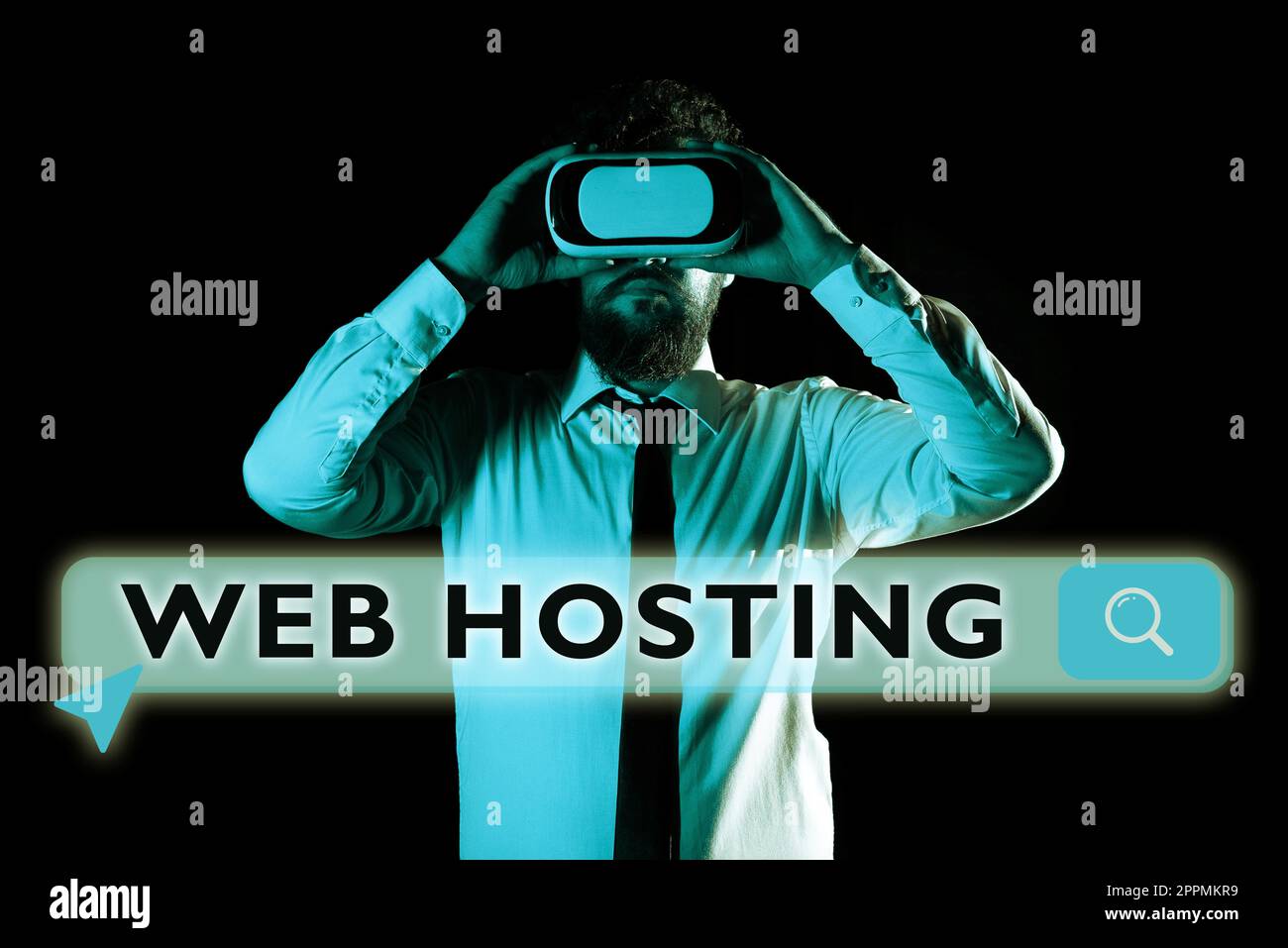 Légende conceptuelle Web Hosting. Photo conceptuelle l'activité de fournir de l'espace de stockage et l'accès aux sites Web Banque D'Images