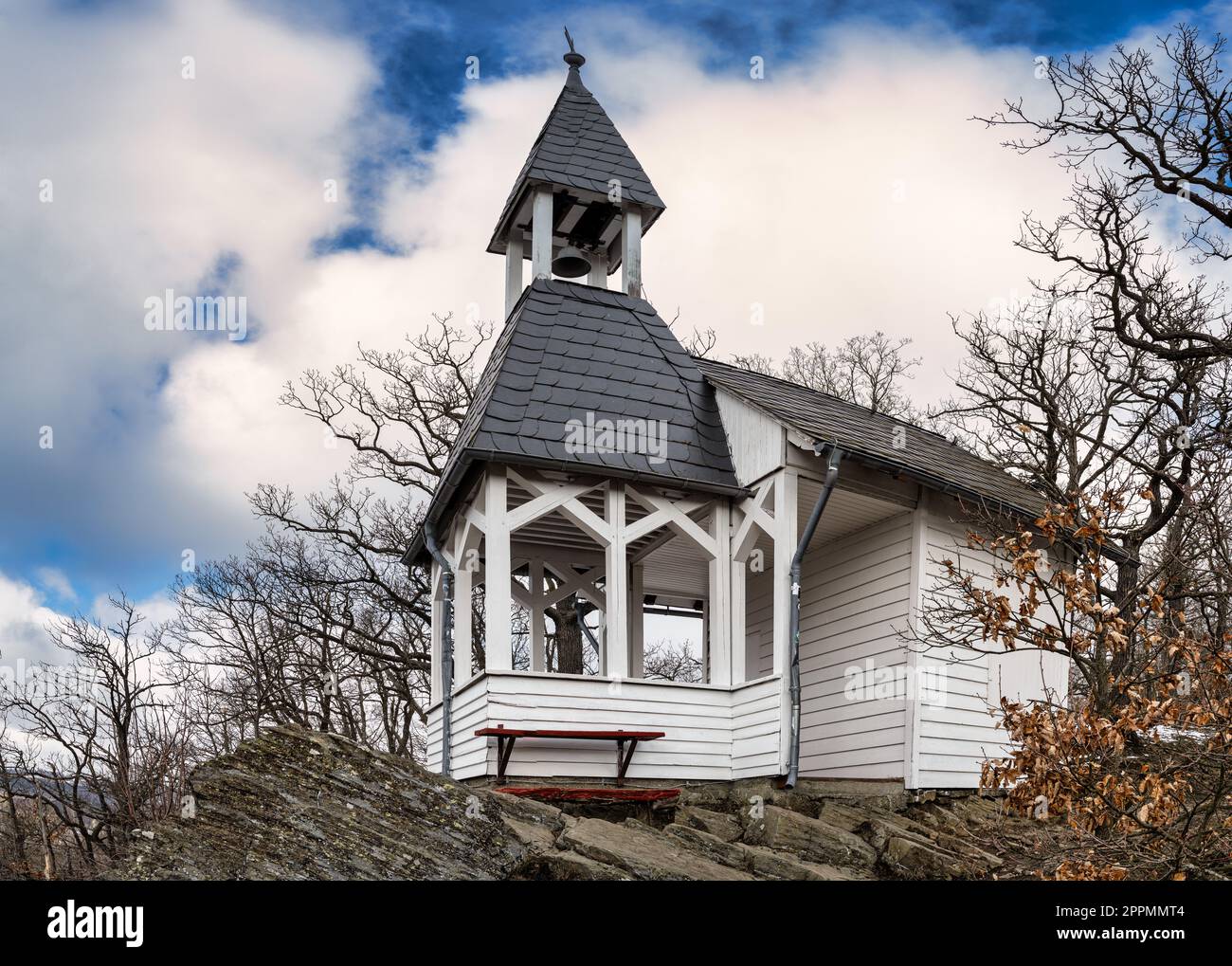 Le Koethener Huette dans le parc naturel du Harz près d'Alexisbad Banque D'Images