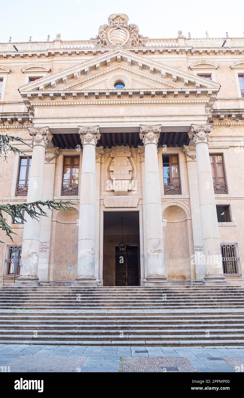 Palais Anaya, en fait bâtiment universitaire (Salamanque, Espagne) Banque D'Images