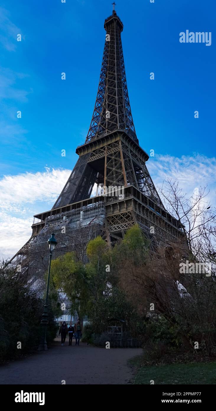 Tour Eiffel Paris, France Skyline Banque D'Images