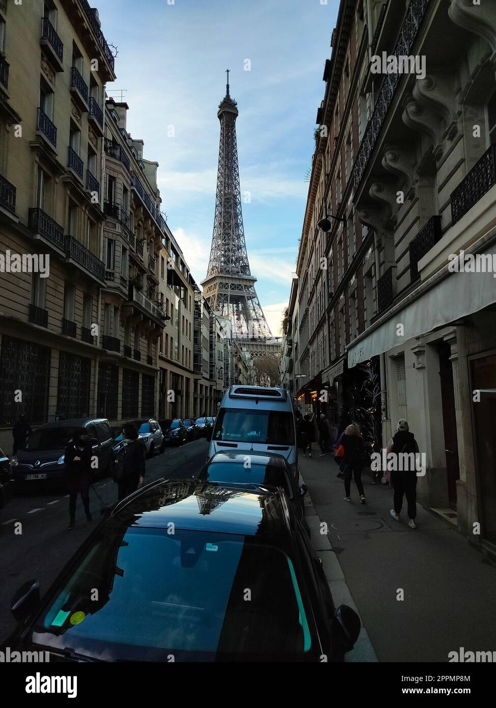 Tour Eiffel Paris, France Skyline Banque D'Images