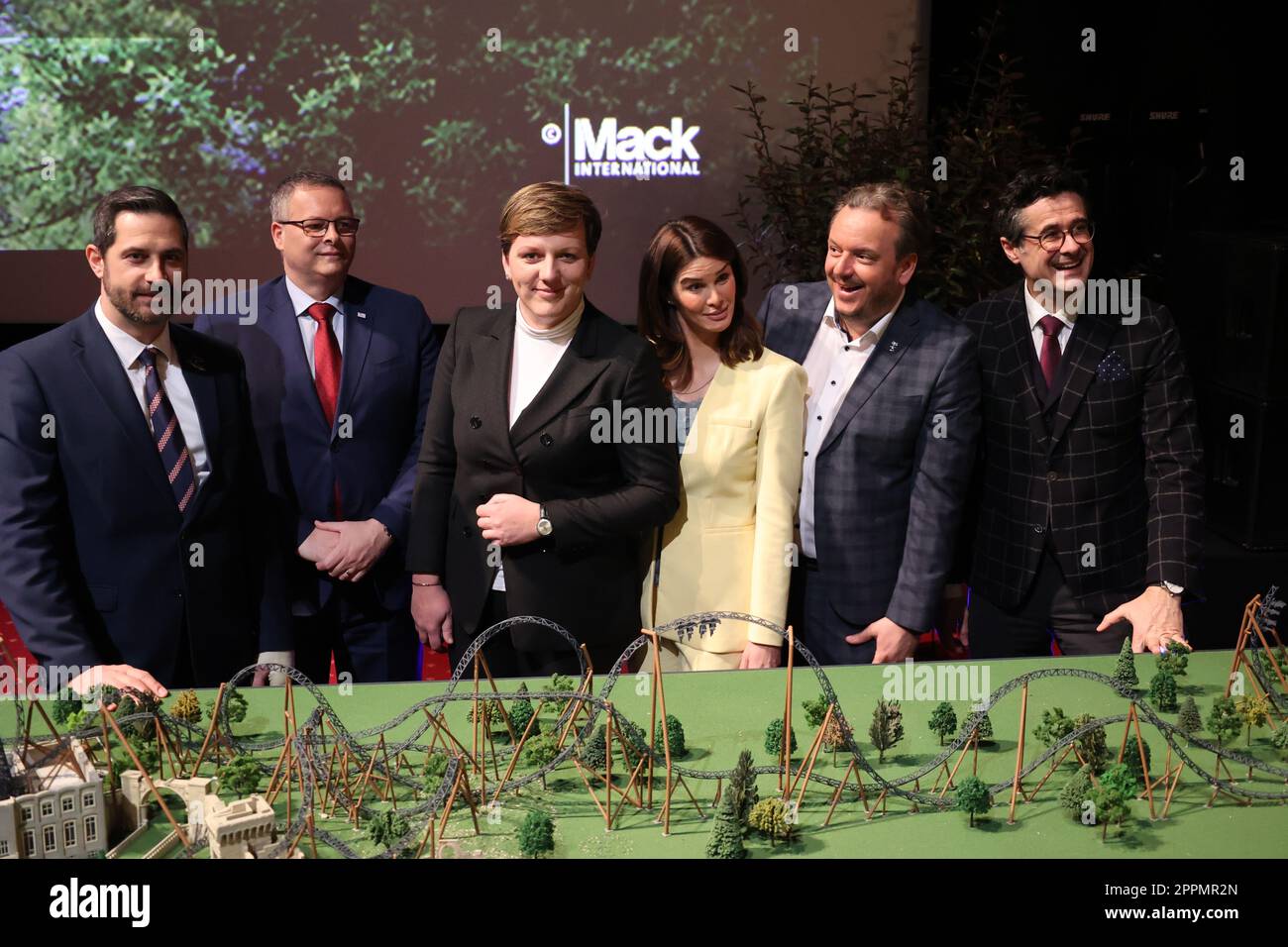 Europapark Rust - début de saison Conférence de presse 2023 Banque D'Images