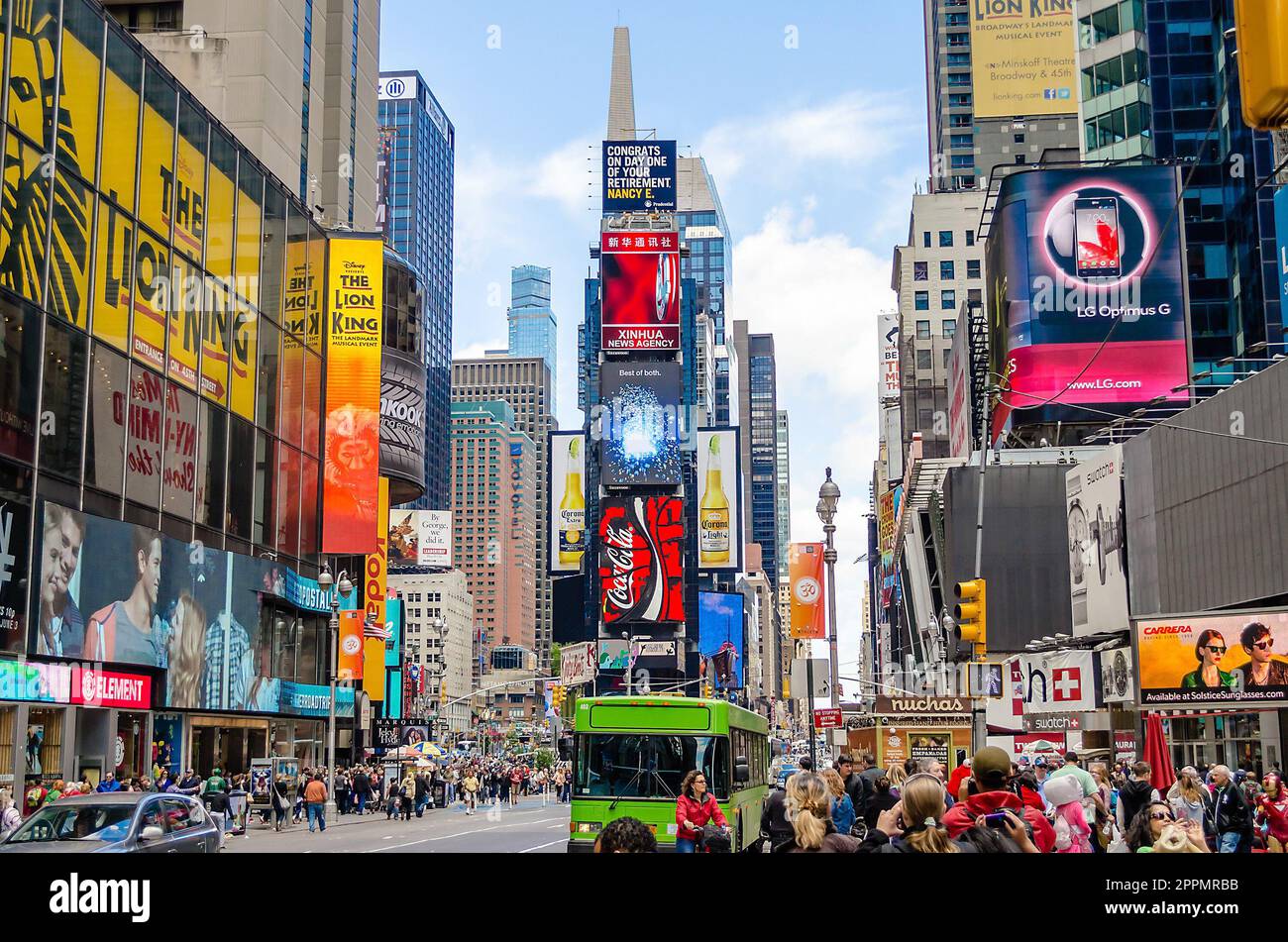 Times Square, New York City, USA Banque D'Images