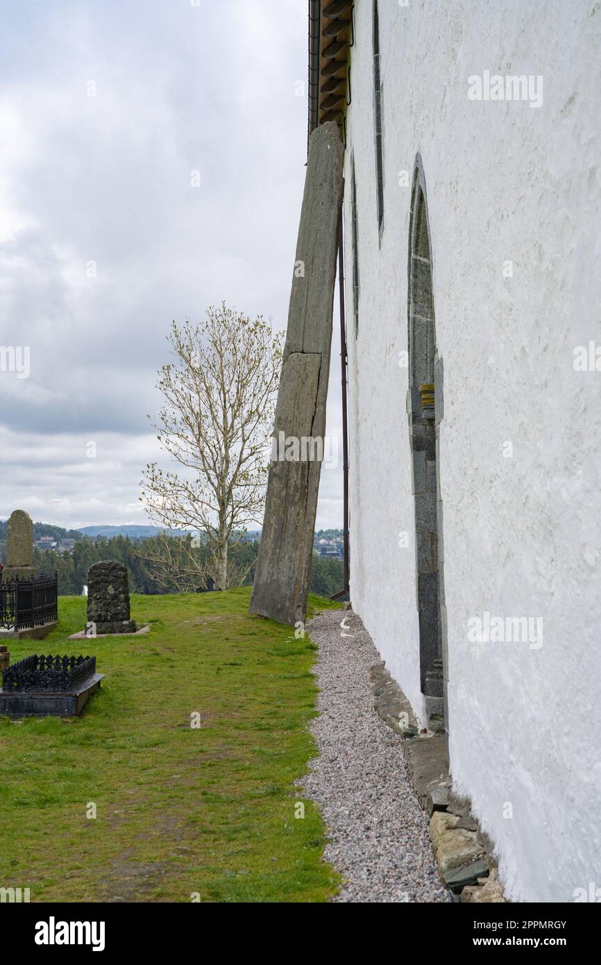 Impressions de l'église d'Avaldsnes, Norvège Banque D'Images