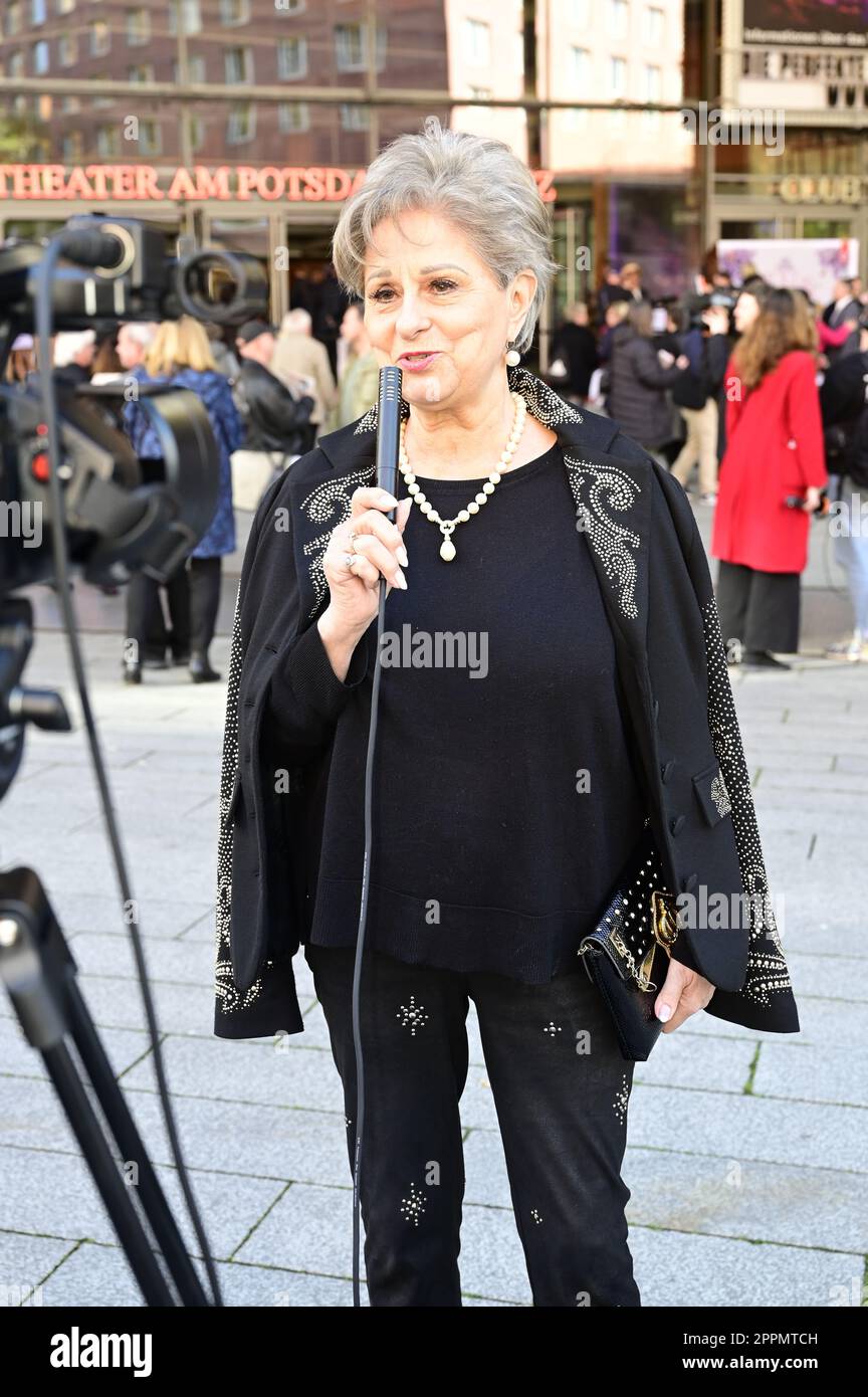 Dagmar Frederic BEI der Premiere des Theatestücks 'Stolz und Vorurteil *oder so' im Theater am Potsdamer Platz. Berlin, 23.04.2023 Banque D'Images