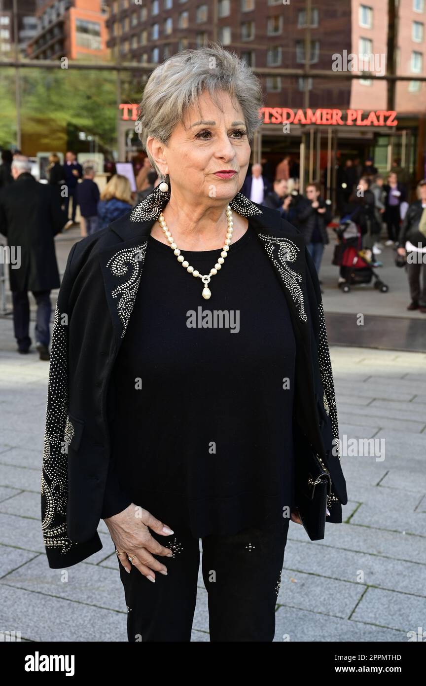 Dagmar Frederic BEI der Premiere des Theatestücks 'Stolz und Vorurteil *oder so' im Theater am Potsdamer Platz. Berlin, 23.04.2023 Banque D'Images