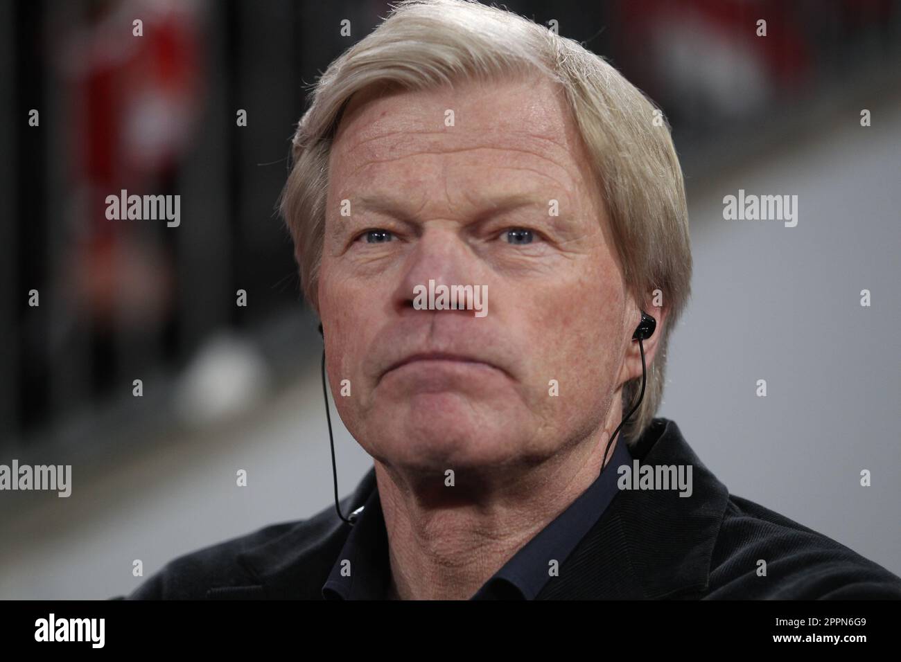 MUNICH, ALLEMAGNE - AVRIL 19 : Oliver KAHN, Président du FC Bayern vu avant le quart-finale de l'UEFA Champions League deuxième match de football de la jambe entre le FC Bayern Muenchen et Manchester City à l'Allianz Arena sur 19 avril 2023 à Munich, en Allemagne. Image et copyright d'Arthur THILL / ATP images (THILL Arthur / ATP / SPP) Banque D'Images