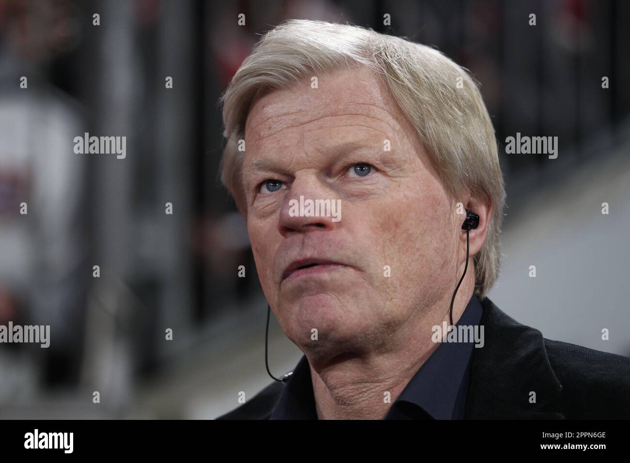 MUNICH, ALLEMAGNE - AVRIL 19 : Oliver KAHN, Président du FC Bayern vu avant le quart-finale de l'UEFA Champions League deuxième match de football de la jambe entre le FC Bayern Muenchen et Manchester City à l'Allianz Arena sur 19 avril 2023 à Munich, en Allemagne. Image et copyright d'Arthur THILL / ATP images (THILL Arthur / ATP / SPP) Banque D'Images