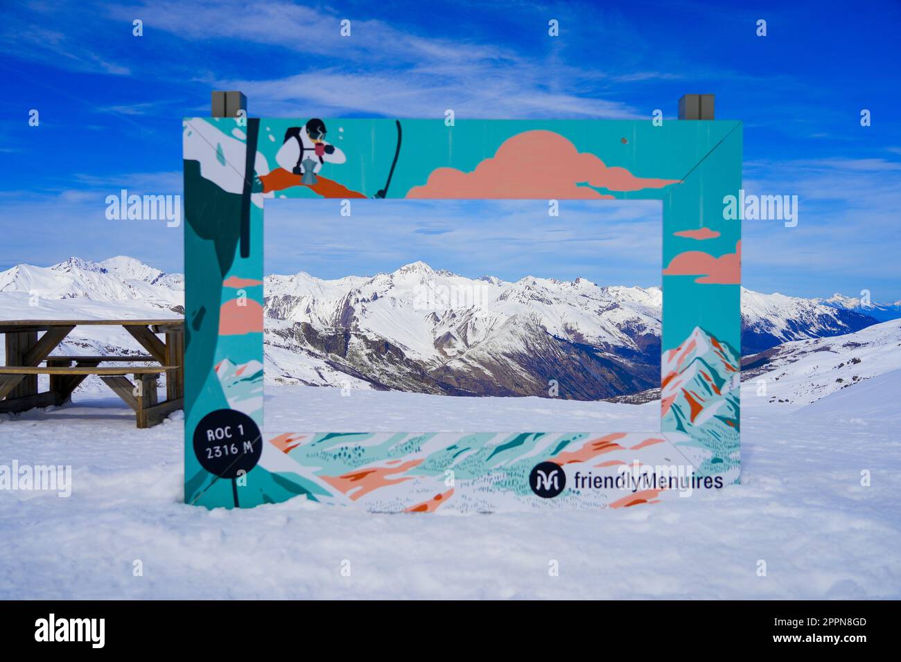 dessin-montagne-enneigee-banque-de-photographies-et-d-images-haute