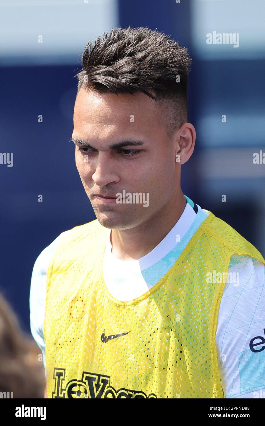 ITA-Seriea-Empoli v Inter&#XA;EMPOLI, ITALIE – Apr 23, Lautaro Martinez d'INTER pendant la série italienne Un match de football entre Empoli et INTER , Banque D'Images