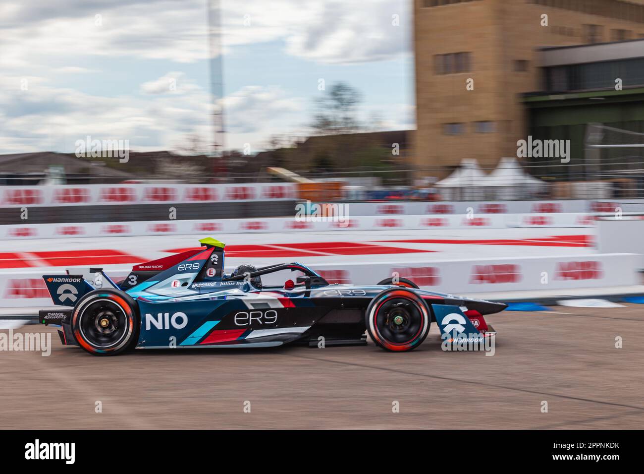 03 KVYAT Daniil, NIO 333 Formula E Team, Spark-NIO, NIO 333 ER9, action lors du Rookie Test 2023 du Championnat du monde de Formule E de la FIA ABB 2022-23, sur le circuit de rue de l'aéroport de Tempelhof sur 24 avril 2023 à Berlin, Allemagne - photo: Germain Hazard/DPPI/LiveMedia Banque D'Images