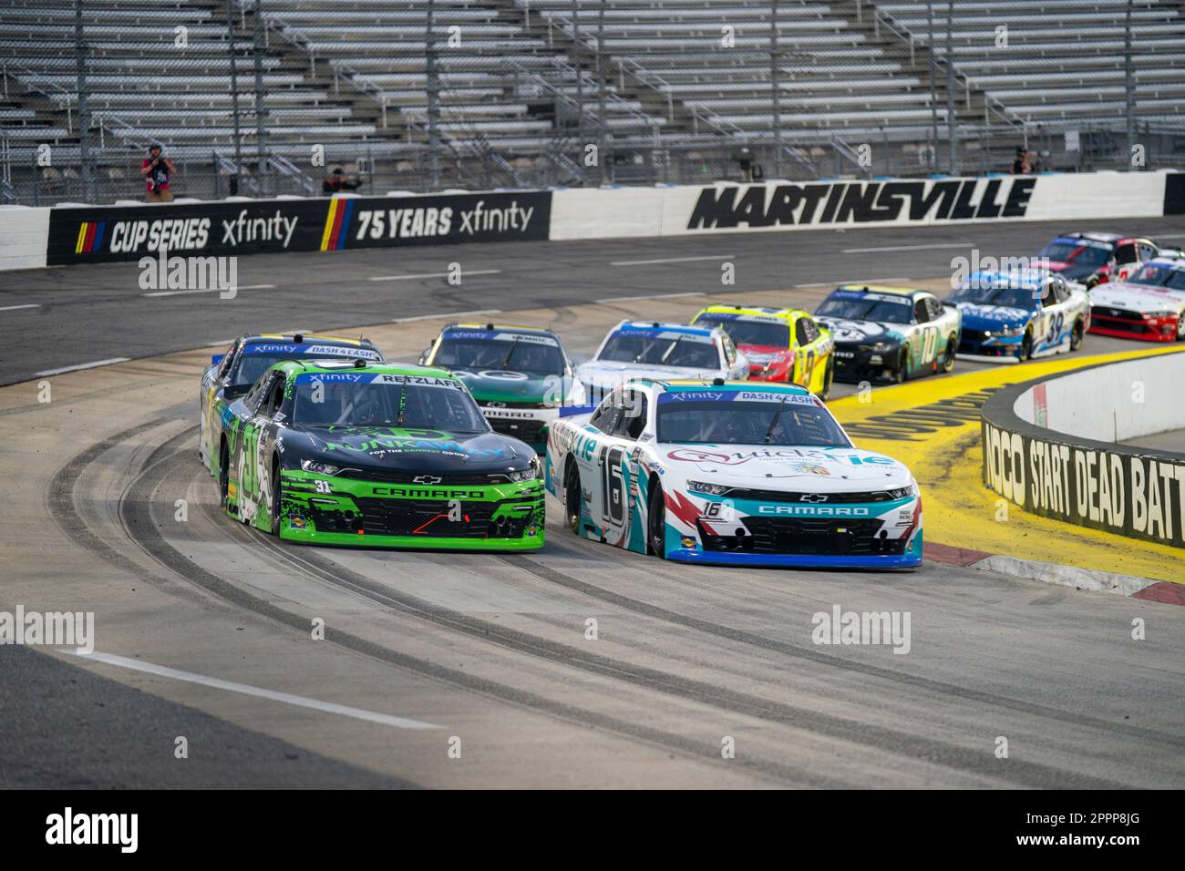 Chandler Smith se positionne pour le Call811.com avant vous Dig 250 à Martinsville, va, Etats-Unis. Banque D'Images
