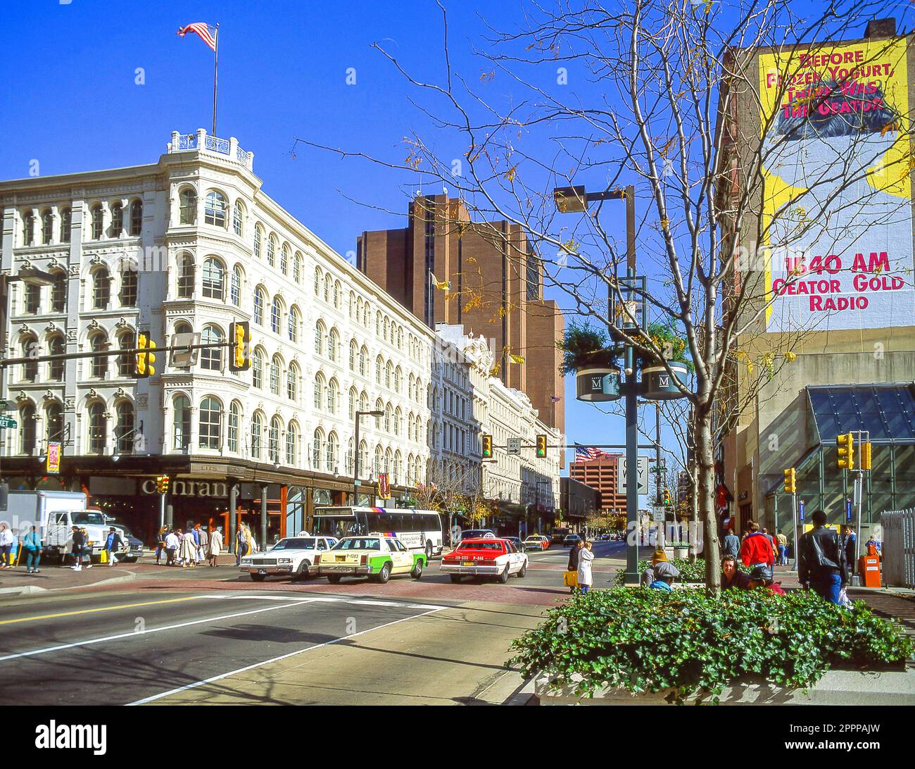 Market Street, Philadelphie, Pennsylvanie, États-Unis d'Amérique Banque D'Images