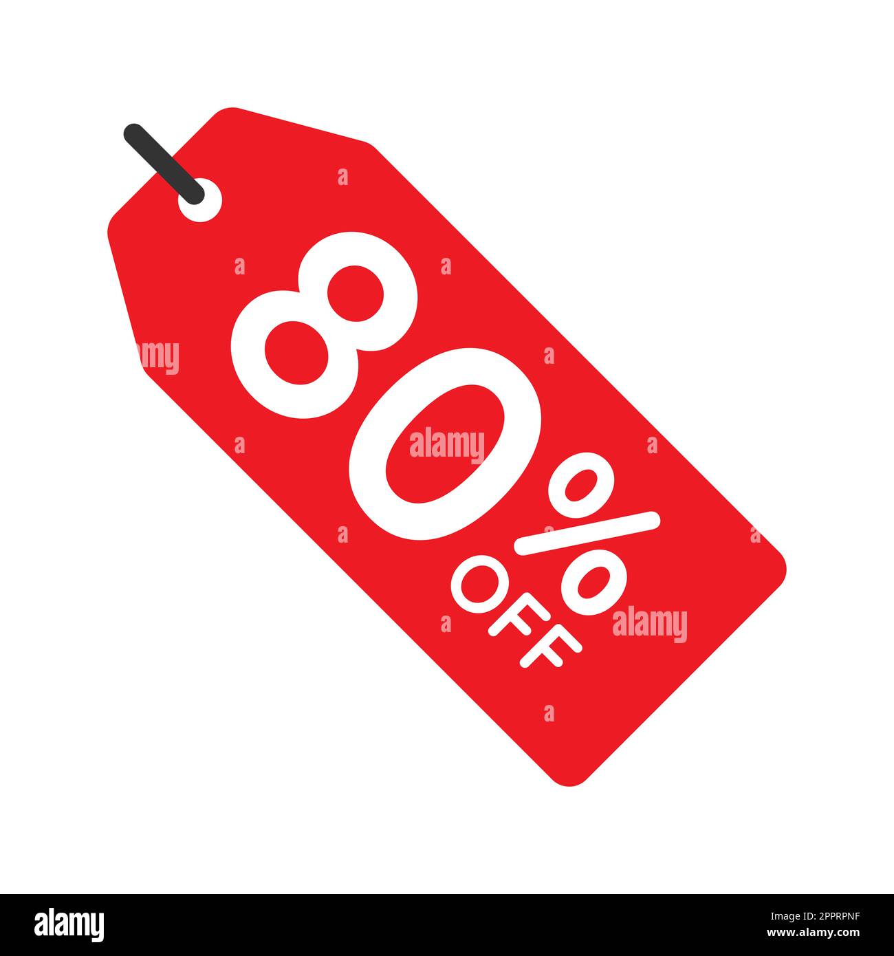 80 % de rabais sur l'icône de vecteur de balise sur fond blanc Illustration de Vecteur