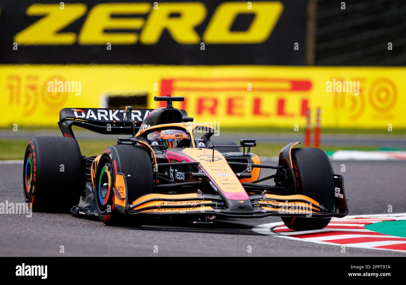 SUZUKA, JAPON, circuit de Suzuka, 8. Octobre : Daniel Ricciardo (AUS) de l'écurie McLaren en FP3 pendant le Grand Prix de Formule 1 japonais à la Suzuka Banque D'Images