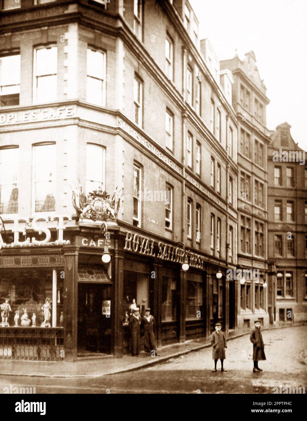 Royal marins Rest, Portsmouth, début 1900s Banque D'Images